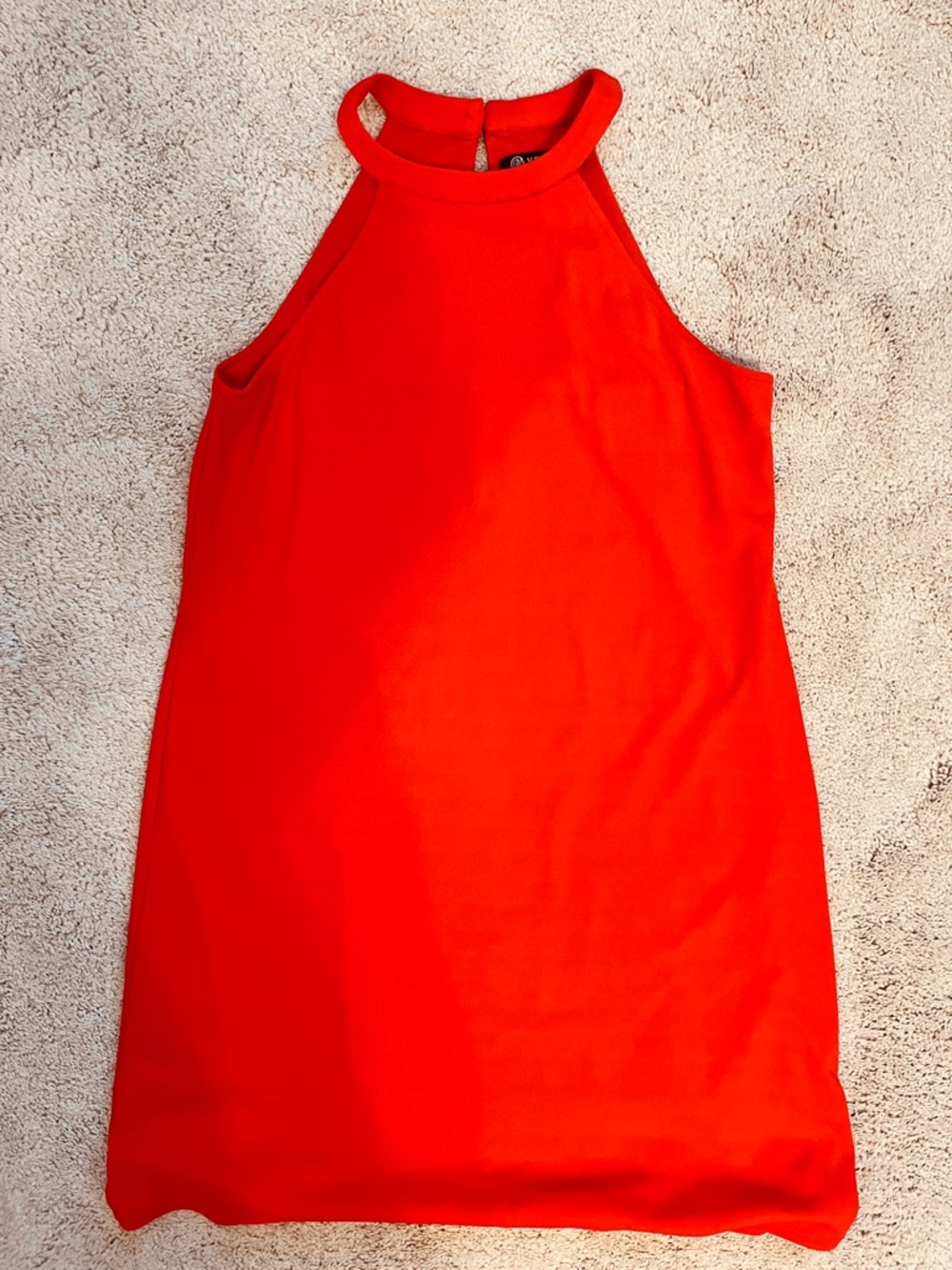 Versona Red Halter-Neck Midi Dress